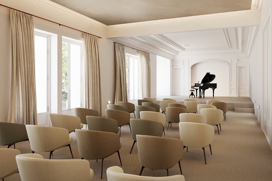 Club Monteverdi, Madrid — sede del encuentro