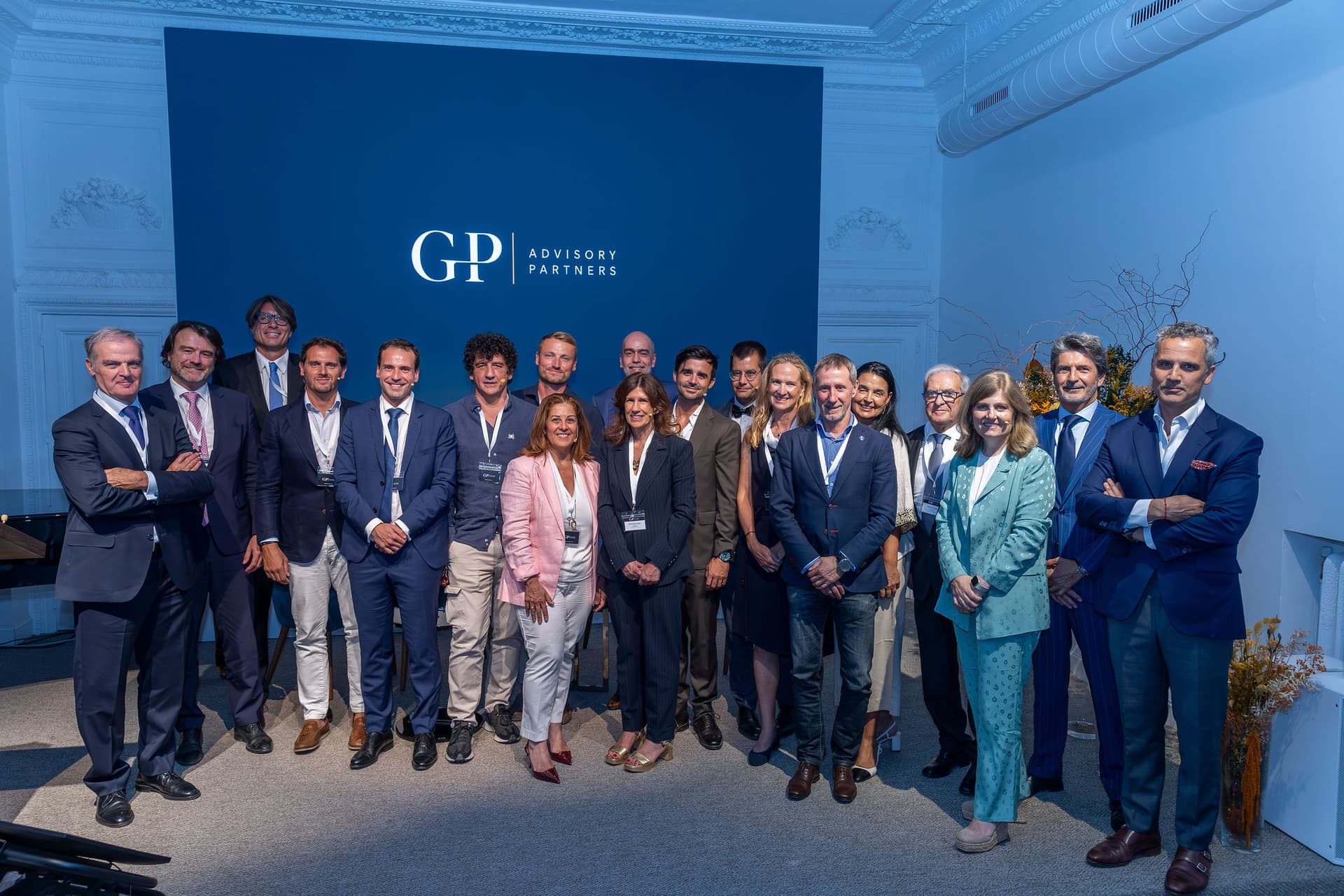 Directivos, empresarios e inversores reunidos en el lanzamiento de GP Advisory Partners — 30 de junio de 2026